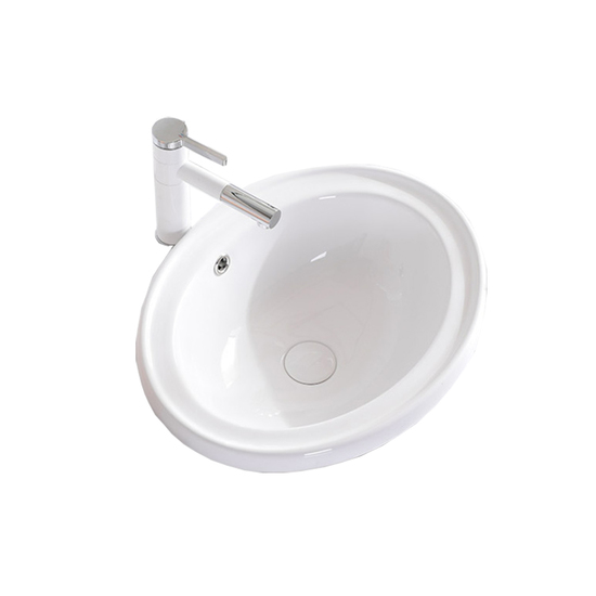 卫欲无限|面盆龙头,-卫欲无限 美式风格圆形陶瓷面盆台中盆YT03
